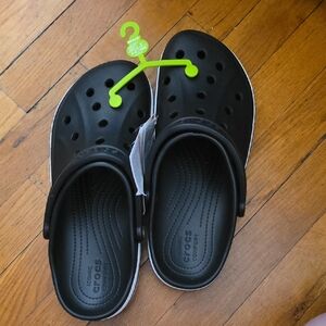 CROCS Kids Black Slip-On Sandals